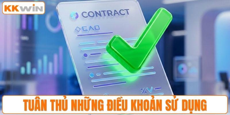 Cam kết tuân thủ những điều khoản sử dụng