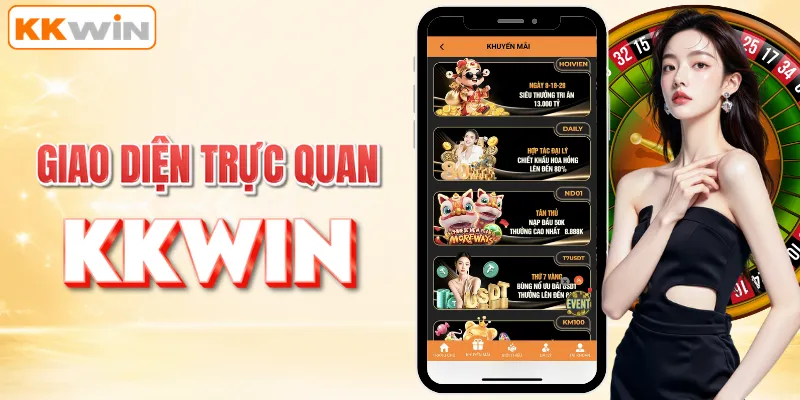 Giao diện giải trí đẹp mắt