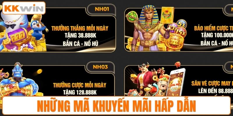 Những mã khuyến mãi hấp dẫn